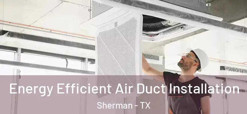 Energy Efficient Air Duct Installation Sherman - TX